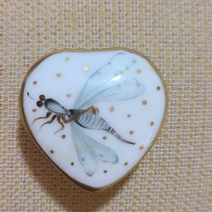 Hand Painted Heart Jewelry Box